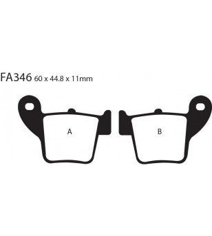 Zapata FA346R (Usar Tambien FA346X) EBC