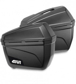 Jgo De Maletas Lat Plastico Negras 22lts Givi