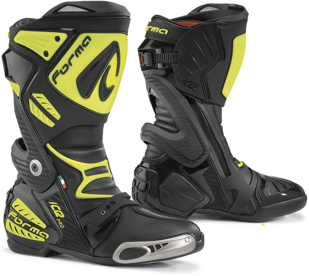 Botas Ice Pro Ngo/amarillo Forma