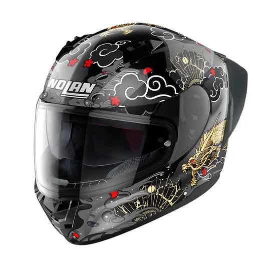 Casco N60-6 Sport Wyvern 24 Negro/ Dorado Nolan