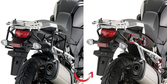 Jgo Soportes Lat Suz DL1000 V-Strom -14-16 KLR3105 Kappa