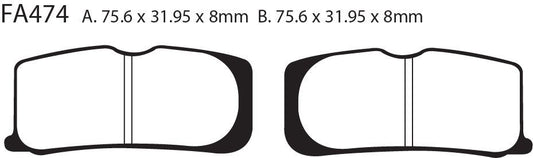Zapata FA474 EBC