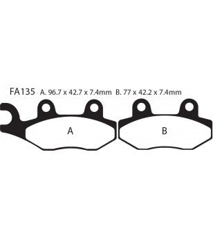 Zapata FA135R EBC