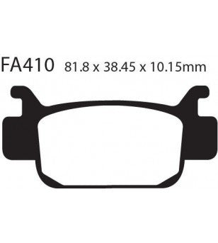 Zapata FA410X (USAR TAMBIEN FA410R) EBC