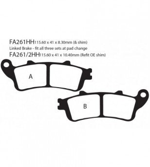 Zapata FA261HH EBC