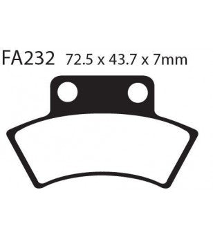 Zapata FA232X EBC