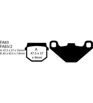 Zapata FA83R (Usar Tambien FA83X) EBC