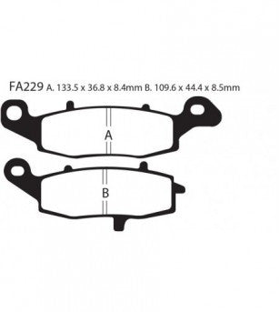 Zapata FA229HH (Usar tambien FA229) EBC