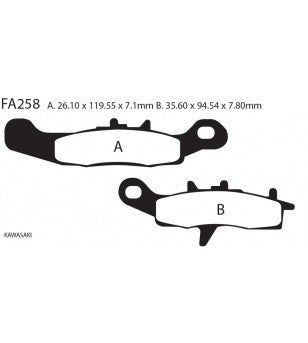 Zapata FA258X EBC