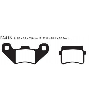 Zapata FA417-4HH EBC