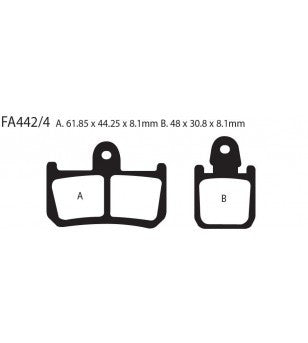 Zapata FA442-4HH (Usar Tambien FA442-4) EBC
