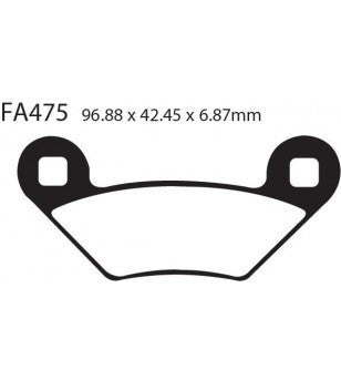 Zapata FA475R (Usar Tambien FA475X) EBC