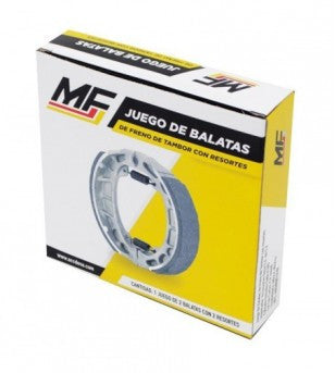 Balata Tambor MF (506)- Ital FT125Clasica- DS125- Yam YBR125C (del-tras)- Yam YB125- BWs100 (tras)