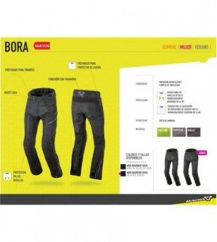 Pantalon Bora Macna Negro